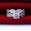 2 st dameringar i 925 sterlingsilver med strass 4