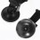 Dog Bath Tether Black Nylon Secure Fit with Suction Cup 8