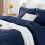 Navy Blue Comforter Set 7-Piece Soft Down Alternative 5