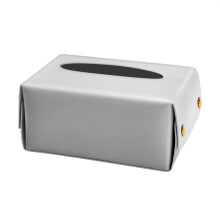 Porta-lenços de papel para carro (2 unidades), dispensador de máscaras, em couro PU, para banco traseiro de carro, caminhonete, SUV, acessórios