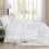 Housse de couette 3 pièces à plis pincés couleur avoine Queen 5