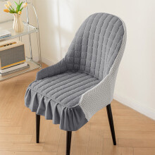 Housse extensible gris foncé pour fauteuil à oreilles – 1 pièce