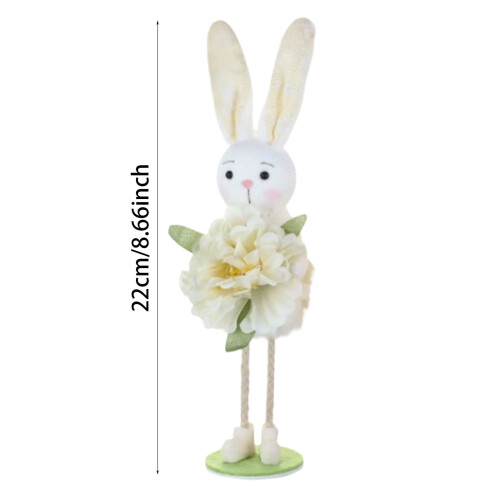 Sculpture de bureau lapin de Pâques en polyester (1 pièce) 2