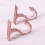 2 supports de tringle à rideaux en aluminium or rose 3