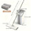 Set composto da secchio e mocio piatto con strizzatore e 2 panni in microfibra. 4