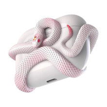 Käärmeenmuotoinen langattoman kuulokkeen suojakotelo kuulokkeille, jotka ovat yhteensopivat Airpods Pro1/Pro2J5C6J6:n kanssa