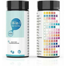 Drinking Water Test Kit, 16 in 1 Premium Test Kit for Aquariums, Pools, Spas, Water Wells