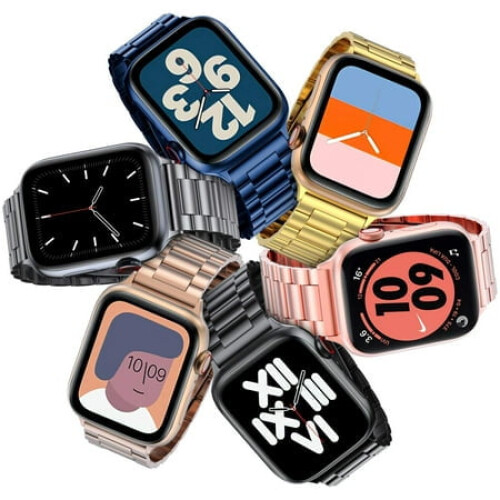 Συμβατό με το Apple Watch Μεταλλικό λουράκι 40 χιλιοστών – Ρυθμιζόμενο λουράκι iWatch με 2