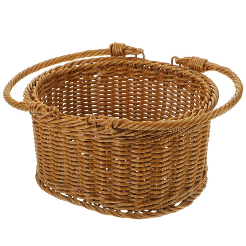 Wicker Basket for Kids Picnic Table Dessert 1 pcs
