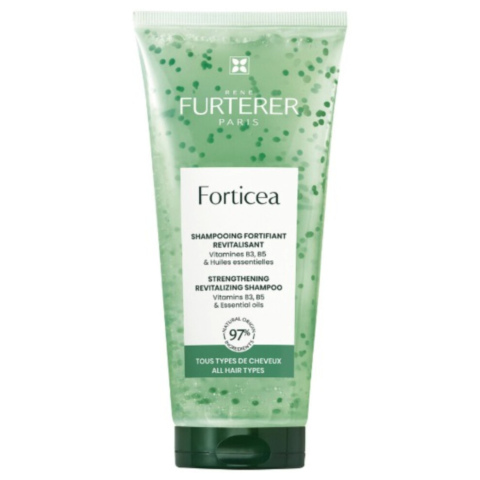 Rene Furterer Forticea Strengthening Shampoo - Energizing Shampoo for Stronger, Thicker, Fuller Hair | Refreshes and energizes the scalp - 200ml