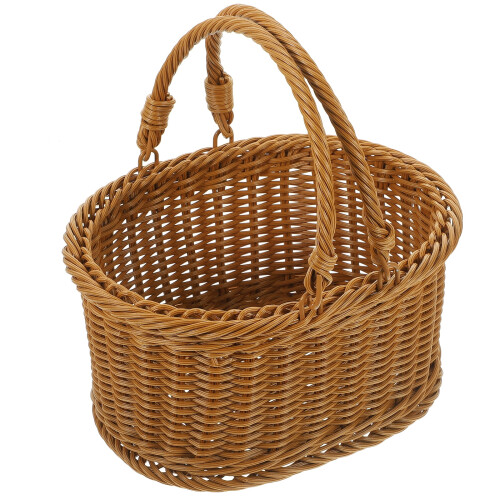 Wicker Basket for Kids Picnic Table Dessert 1 pcs 2