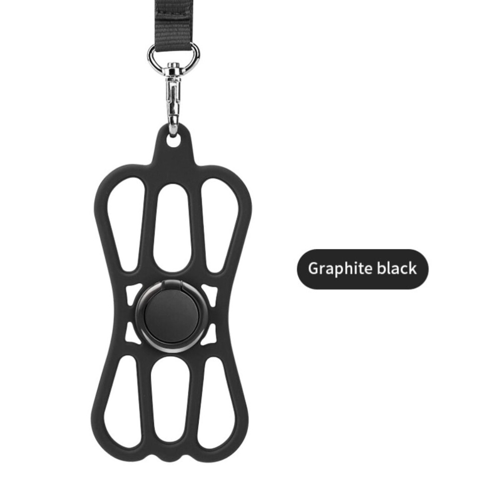 Universal Phone Lanyard With Finger Ring Holder & Stand, Compatible With Iphone And Most Smartphones (4"-6.5") 9180479615453