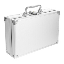 1Pcs Rectangular Metal Briefcase With Tool Organization.8X7.9X3.5in