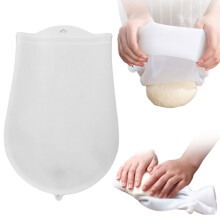 ¡Gran oferta! Bolsas de almacenamiento reutilizables de silicona de grado alimenticio, compatibles con la mezcla de masa para pan, pasteles y pizza