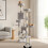 Cat Tree Tower Light Grey 75 inch Multi-Level 6