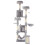 Πύργος αναρρίχησης EDX75" για γάτες εσωτερικού χώρου – Πολυεπίπεδος πύργος 1
