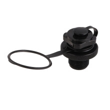 8 st Lazy Spa luftventil sup pump adapter kajak scupper pluggar uppblåsbar båt svart