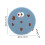 Cookie-Shaped Seat Cushion with Washable Cover 3