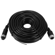 1 set verlengkabel voor achteruitrijcamera's (10 m) met 4-pins interface voor installatie in voertuigen en monitoringsystemen