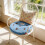 Cookie-Shaped Seat Cushion with Washable Cover 6
