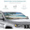 Σκίαστρο παρμπρίζ Butterfly Magic Flower για φορτηγό/SUV, 51x27,5", εσωτερικό προστατευτικό που 2