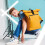 BagBase (One Size, Mustard Yellow) Bagbase Rolled Top Recycled Backpack 2
