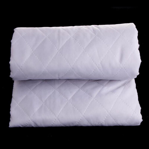 100x145cm Polyester/Bomull Quiltat Tyg Vinterkläder Tillbehör - Silvergrå 1