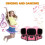 Robot interactif intelligent pour enfants de 3 ans et plus avec voix et 5