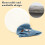 Cookie-Shaped Seat Cushion with Washable Cover 4
