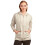 Giacca con cappuccio e zip da donna, leggera, in misto cotone. 1