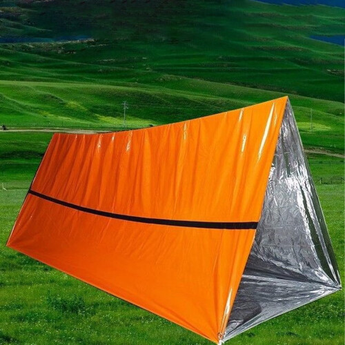 Σκηνή Survival Tarp Tube - Καταφύγιο Έκτακτης Ανάγκης με Κορδόνι Αλεξίπτωτου & Σφυρίχτρα 1