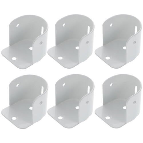 Lot de supports de tringle à penderie robustes 2