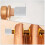 Lot de supports de tringle à penderie robustes 5