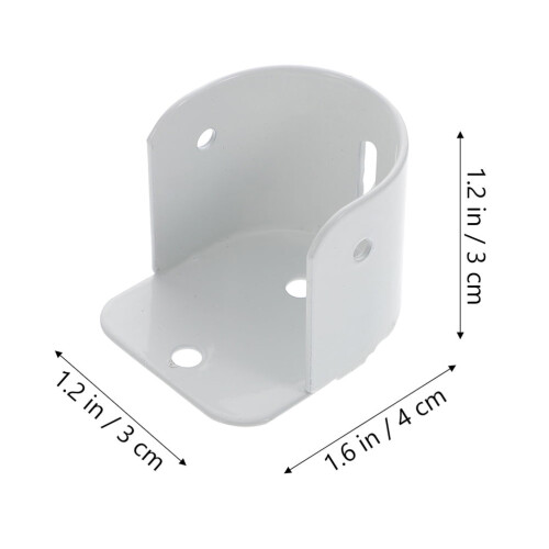 Lot de supports de tringle à penderie robustes 1