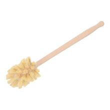 Cepillo de madera para baño para limpiar el inodoro y la bañera.