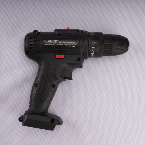 68VF drill 2 Speed Electric Cordless Drill / Driver With Bits Set 2 Batteries 2