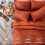 Σετ 5 διπλών παπλωμάτων σε χρώμα Burnt Orange Seersucker – Περιλαμβάνει πάπλωμα, ψεύτικο 3