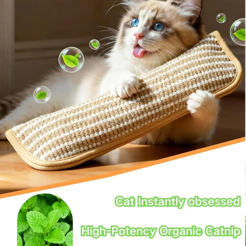 Μαξιλάρι παιχνιδιού για γάτες Catnip (11,22"x13,4"), Καθαριστικό δοντιών, Ανθεκτικό και 1