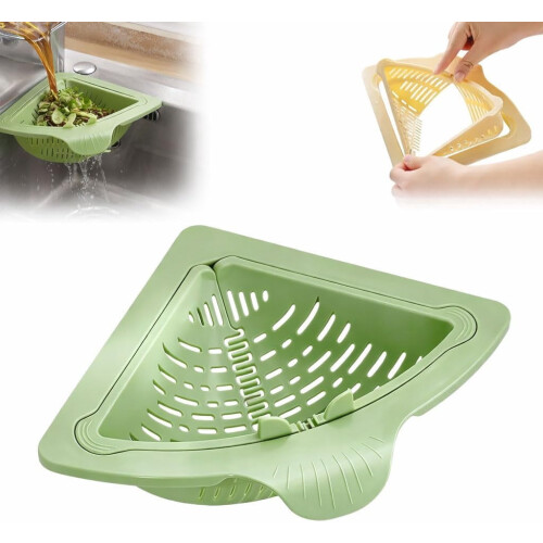 Panier de vidange triangulaire pour évier