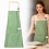 Grembiule senza maniche in cotone e lino con due tasche 2