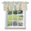 Ocean coral shell valance 54x18 in rod pocket 1