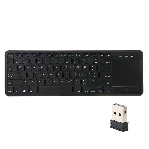 Dadypet Wireless Touchpad Keyboard Ultra-slim USB Receiver Android Smart TV Computers