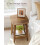 MAEZO 2-Tier Side Table Honey Brown 2