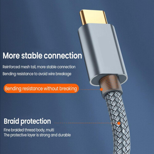 Cabo de impressora USB Tipo C para USB B2.0 - 1,5 m 1