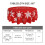 Round Christmas Tablecloth, 60", Snowflake Design, Washable Polyester – Compatible with Buffet & Dining Tables 3