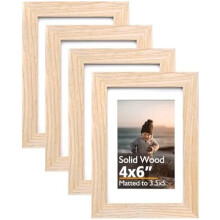 Cadre photo 8x10 en bois noir avec passe-partout – À accrocher ou à poser