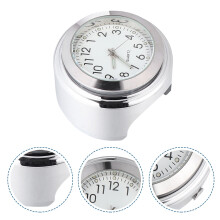 Bike Handlebar Clock Aluminum Alloy Luminous Style 1Pack