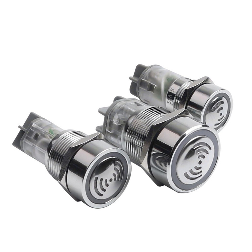Waterproof Led Buzzer 22Mm Ip65 Flashing Light Industrial Alarm 24V Metal Intermittent Alert 9771547169567