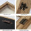 Βιτρίνα Shadow Box 12x12 με γυάλινο παράθυρο 4