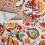 Oval dug 15x21 cm, Vintage Boho Blomsterprint, Polyester 3